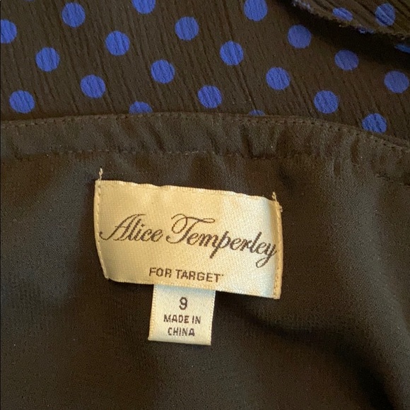 Alice Temperley by Target Black and Blue Polka Dot - Picture 8 of 9